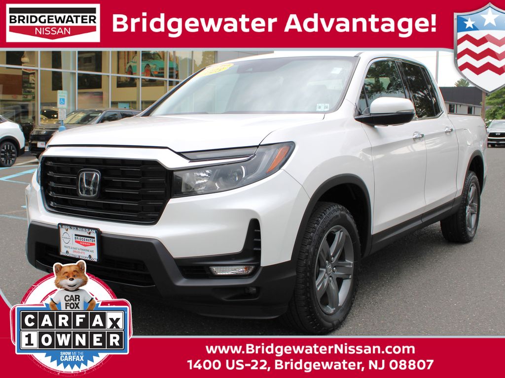 Platinum White Pearl 2023 Honda Ridgeline Pickup Truck All-Wheel Drive 9-Speed Automatic