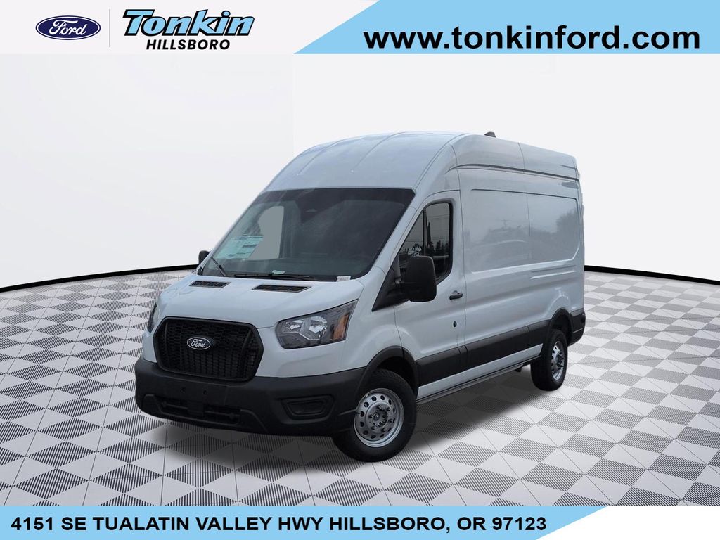 Oxford White 2026 Ford Transit Cargo Van All-Wheel Drive 