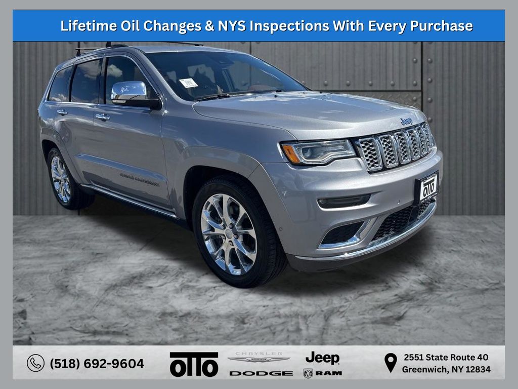 Billet Silver Metallic Clearcoat 2021 Jeep Grand Cherokee SUV / Crossover Four-Wheel Drive 8-Speed Automatic