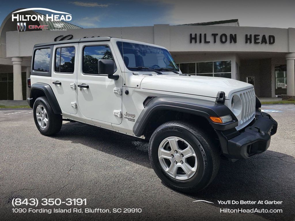 Bright White Clearcoat 2018 Jeep Wrangler SUV / Crossover Four-Wheel Drive 8-Speed Automatic
