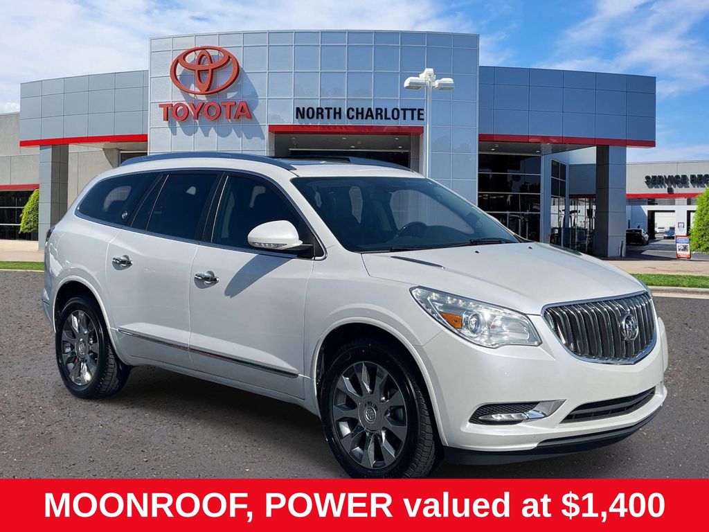 White Frost Tricoat 2017 Buick Enclave SUV / Crossover Front-Wheel Drive 6-Speed Automatic Overdrive