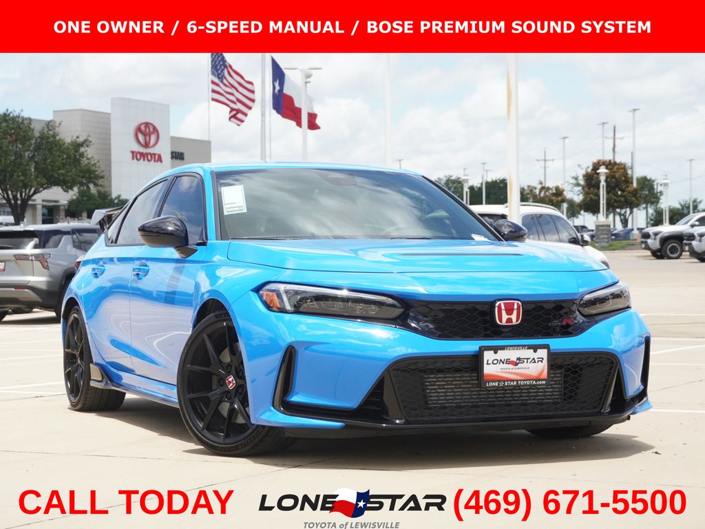 Boost Blue Pearl 2025 Honda Civic Type R FWD Hatchback Front-Wheel Drive 6-Speed Manual