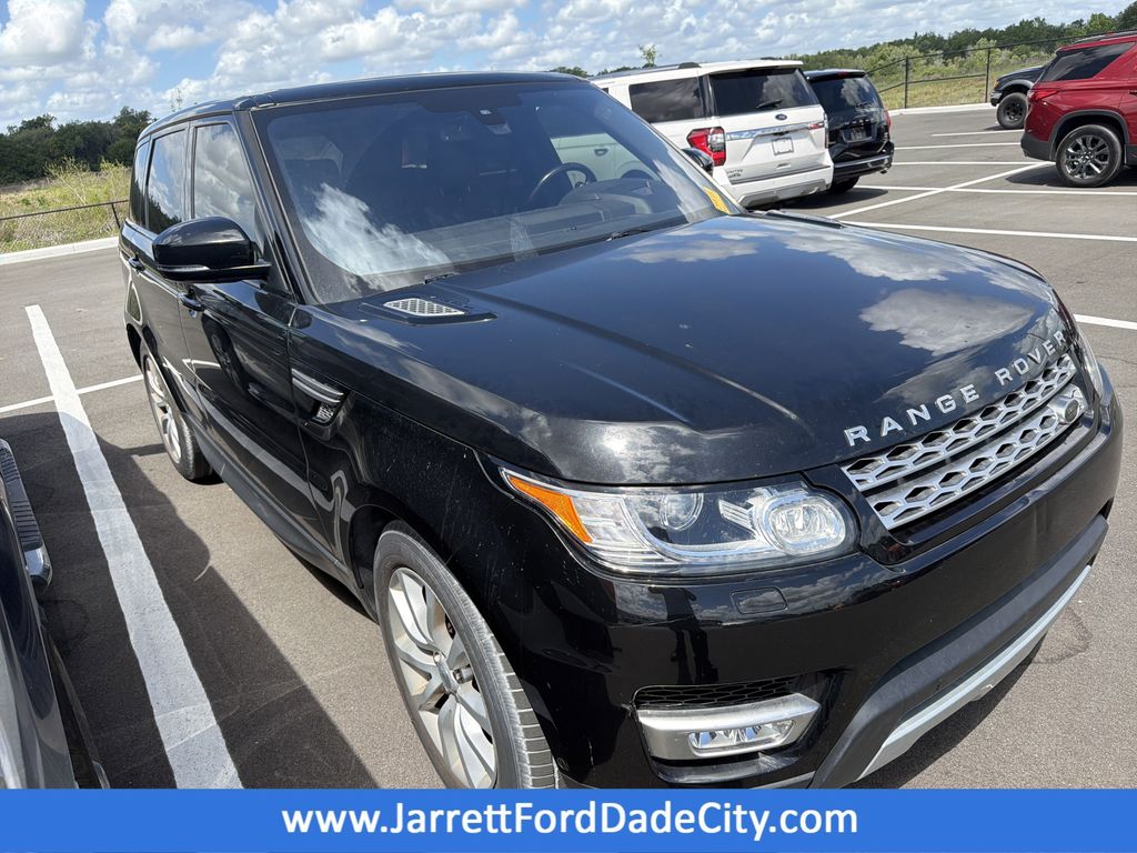Black 2016 Land Rover Range Rover Sport V6 HSE 4WD SUV / Crossover All-Wheel Drive 8-Speed Automatic