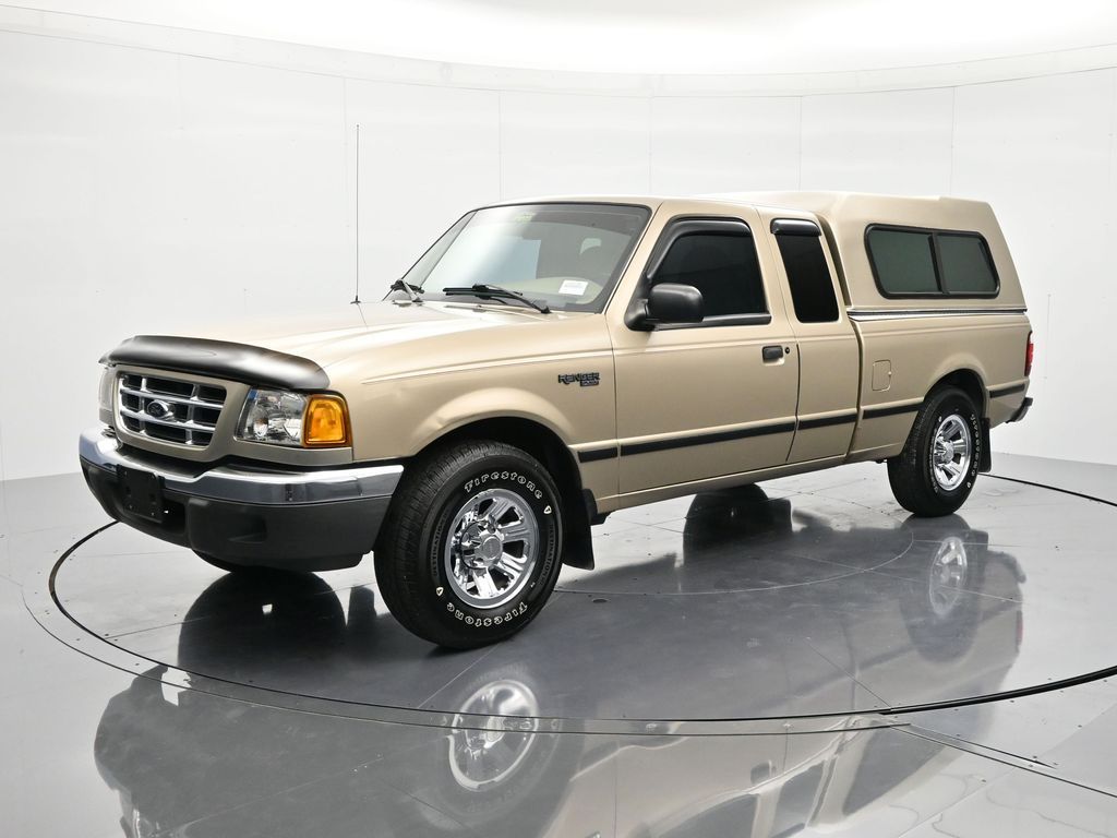 Brown (Tan) 2001 Ford Ranger XLT 4 Door SuperCab RWD Pickup Truck 5-Speed Automatic Overdrive