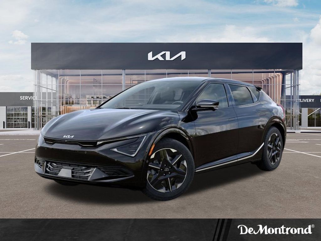 Ebony Black 2025 Kia EV6 Wind RWD SUV / Crossover Rear-Wheel Drive 1-Speed Automatic