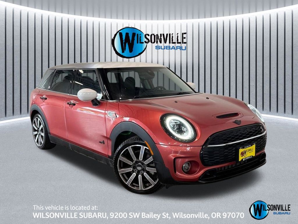 Red Metallic 2023 MINI Cooper Clubman Classic Cooper S ALL4 AWD Wagon All-Wheel Drive 8-Speed Automatic