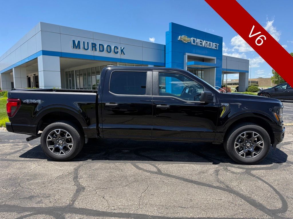 Black Metallic 2025 Ford F-150 Pickup Truck Four-Wheel Drive Automatic