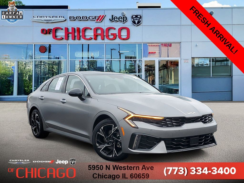 Steel Matte Gray 2025 Kia K5 GT-Line FWD Sedan Front-Wheel Drive 8-Speed Automatic