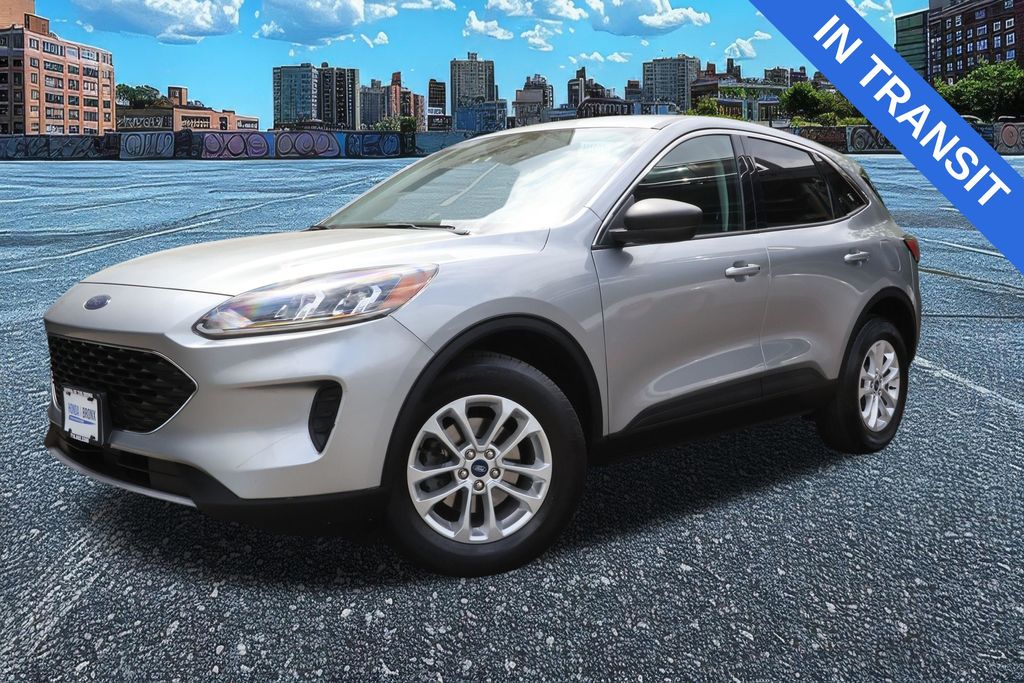 Iconic Silver Metallic 2022 Ford Escape SUV / Crossover All-Wheel Drive 8-Speed Automatic