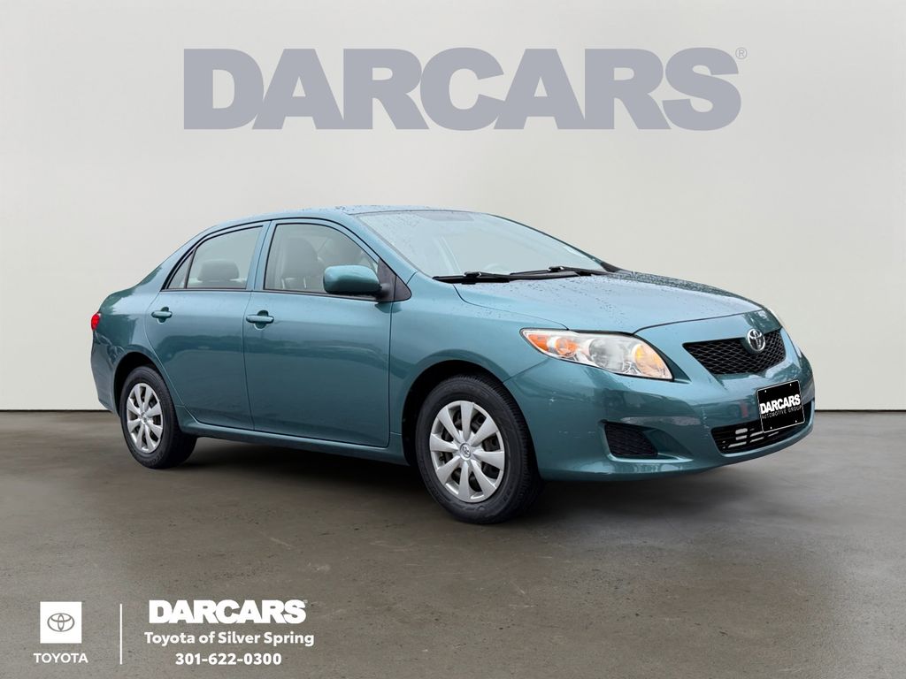 Capri Sea Metallic 2009 Toyota Corolla Sedan Front-Wheel Drive 4-Speed Automatic