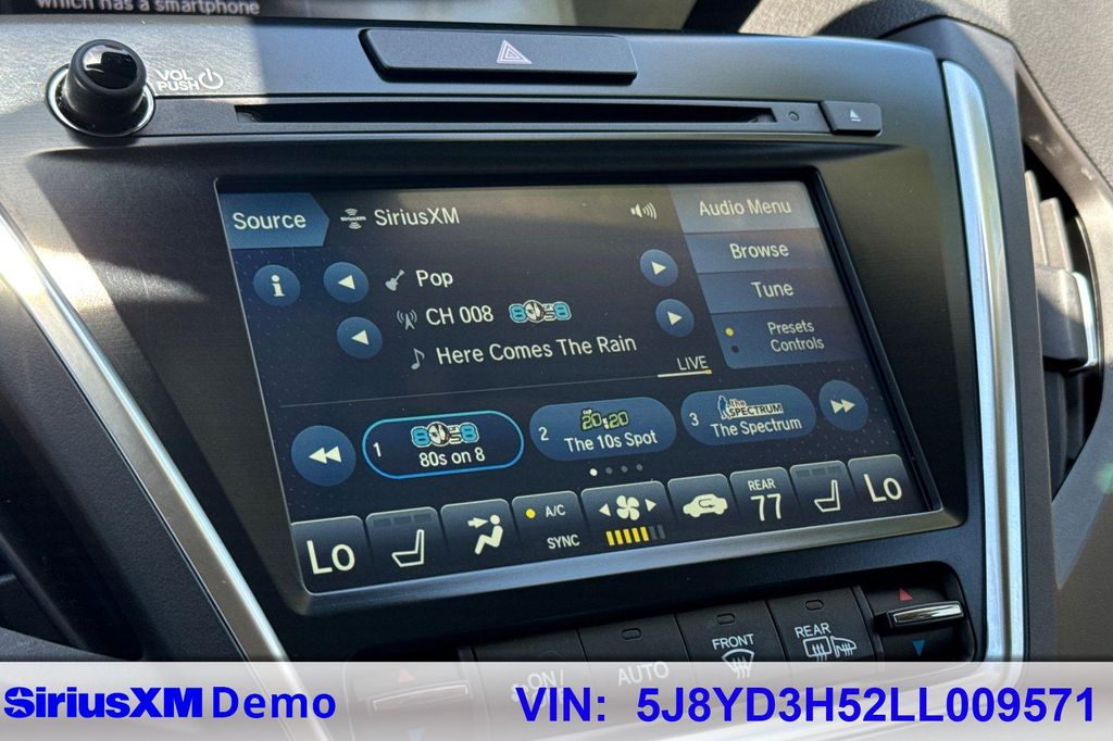 Used 2020 Platinum White Pearl Acura Technology image 32