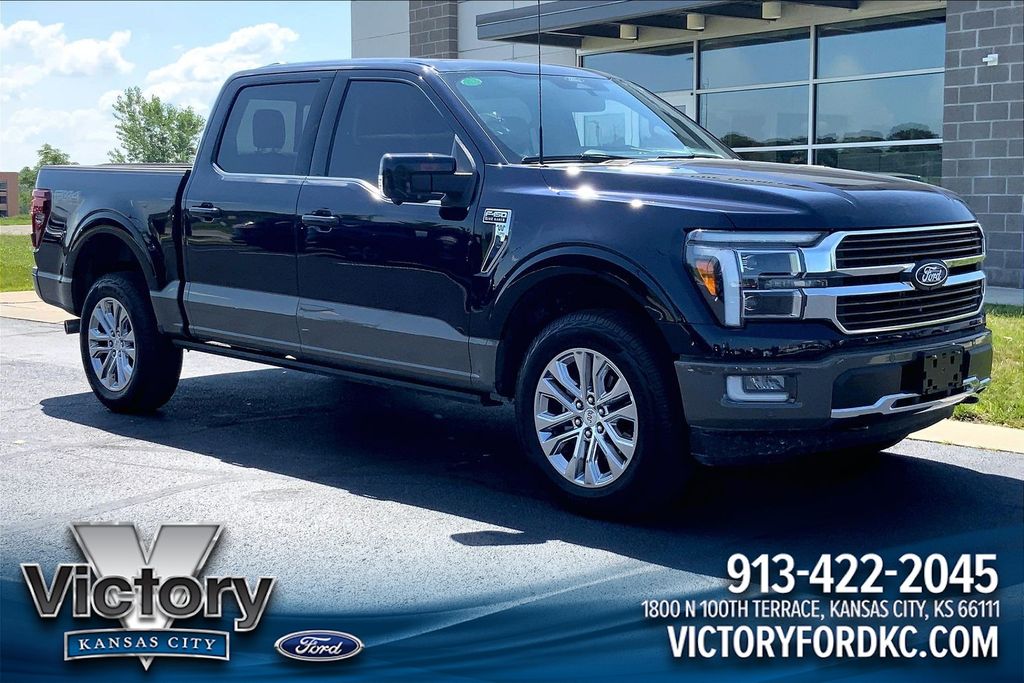 Antimatter Blue Metallic 2025 Ford F-150 Pickup Truck Four-Wheel Drive Automatic