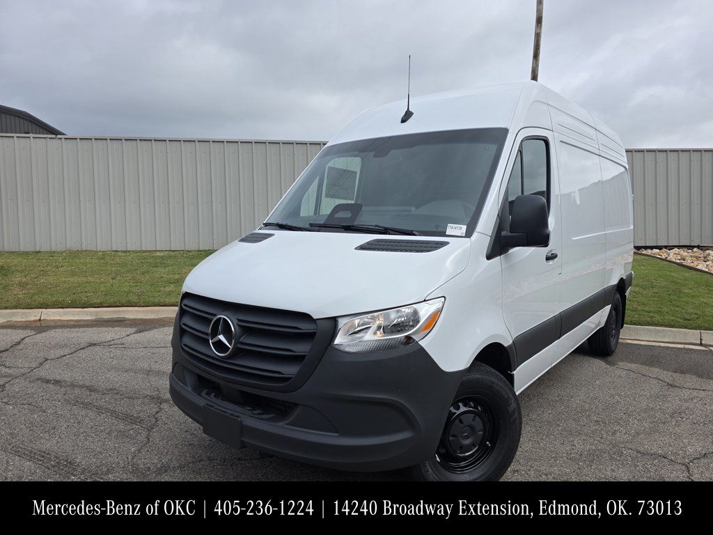 Arctic White 2026 Mercedes-Benz Sprinter Cargo 2500 144 RWD Van Rear-Wheel Drive 9-Speed Automatic