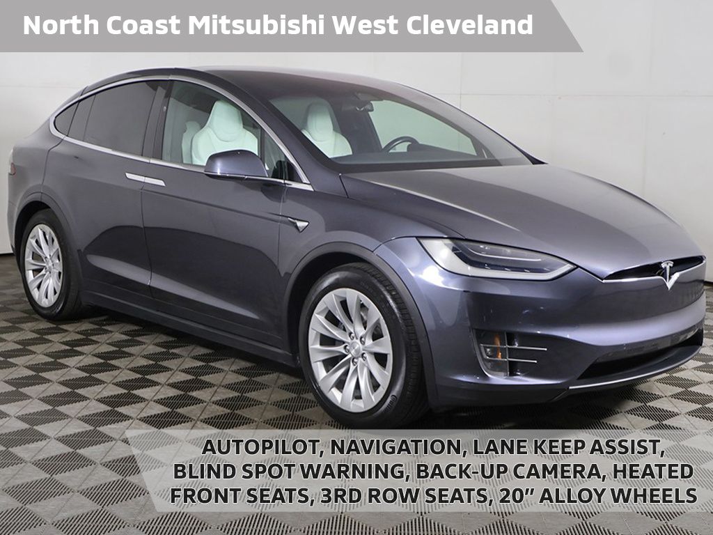 Silver Metallic 2018 Tesla Model X 75D AWD SUV / Crossover All-Wheel Drive 1-Speed Automatic