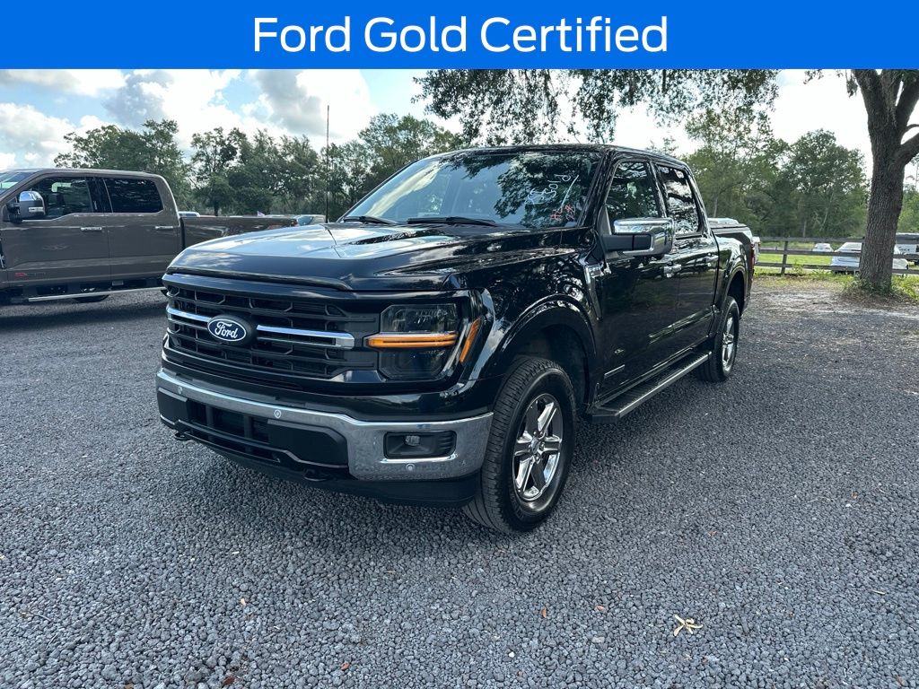 Black Metallic 2025 Ford F-150 Pickup Truck Four-Wheel Drive Automatic