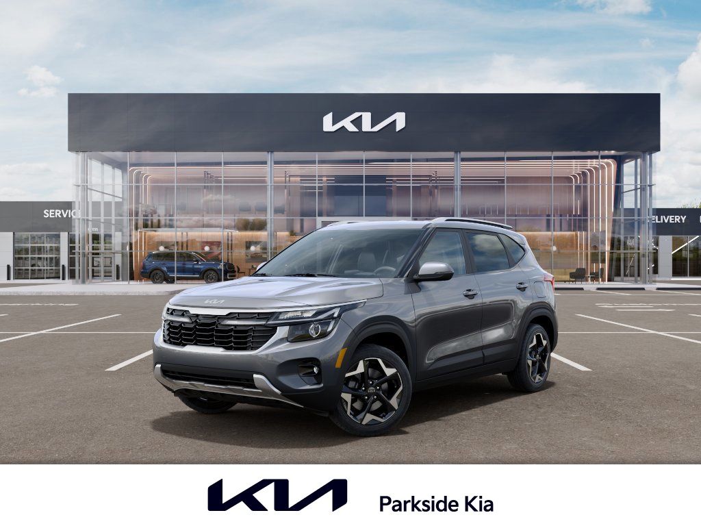 Steel Gray 2026 Kia Seltos SUV / Crossover All-Wheel Drive Continuously Variable Transmission