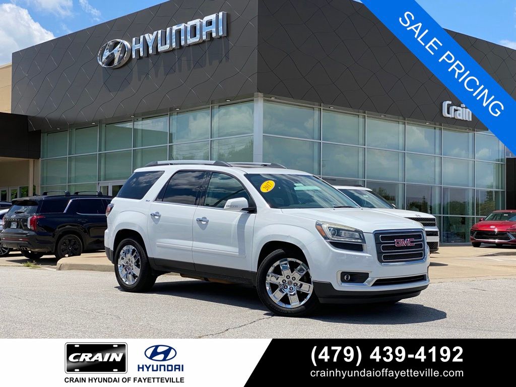 Summit White 2017 GMC Acadia SUV / Crossover All-Wheel Drive 6-Speed Automatic