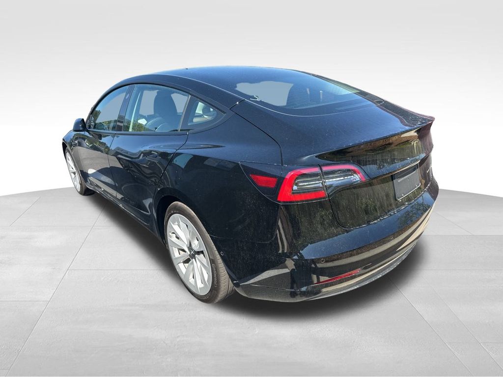 2022 Solid Black Tesla Model 3 Long Range AWD Sedan