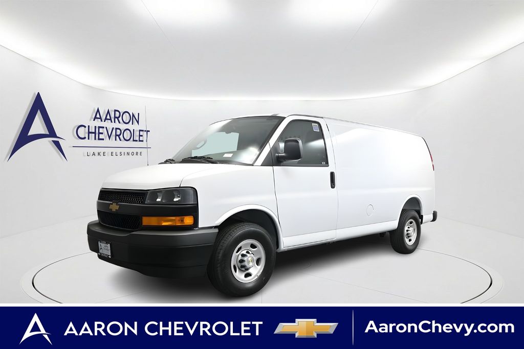 Summit White 2026 Chevrolet Express Cargo Van Rear-Wheel Drive