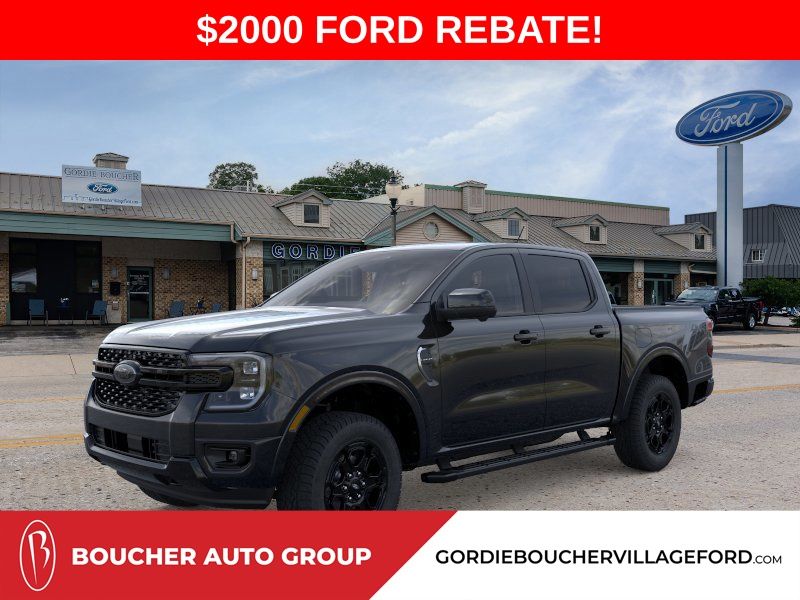 Shadow Black 2026 Ford Ranger Pickup Truck Four-Wheel Drive Automatic