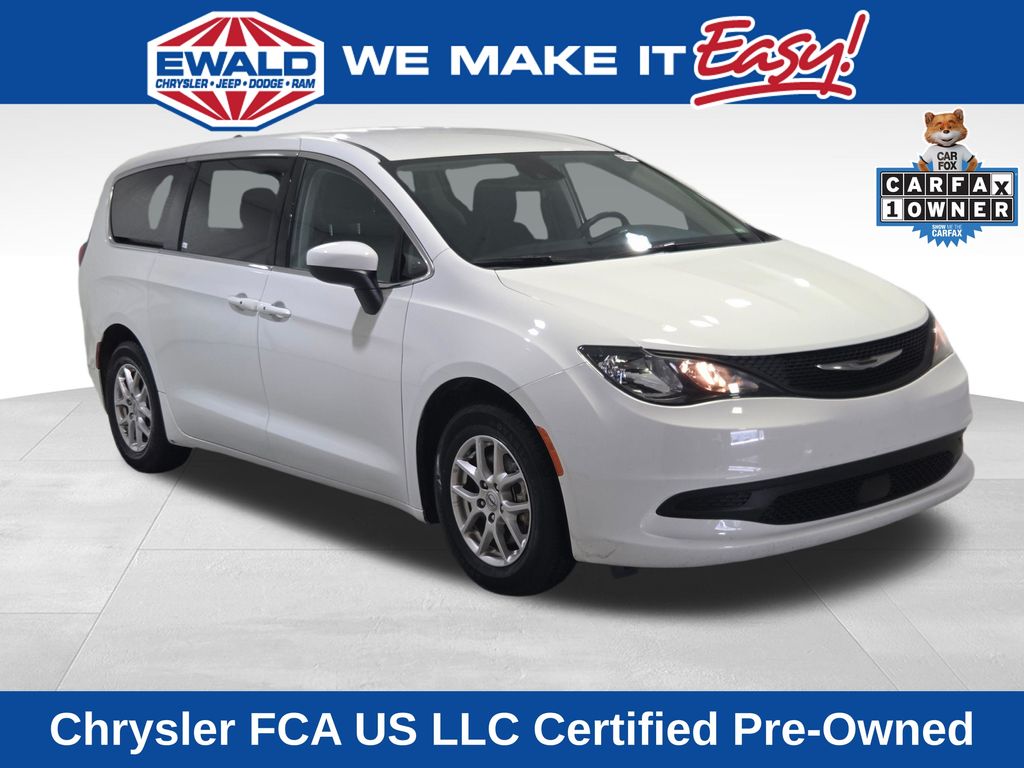Bright White Clearcoat 2023 Chrysler Voyager Minivan Front-Wheel Drive 9-Speed Automatic