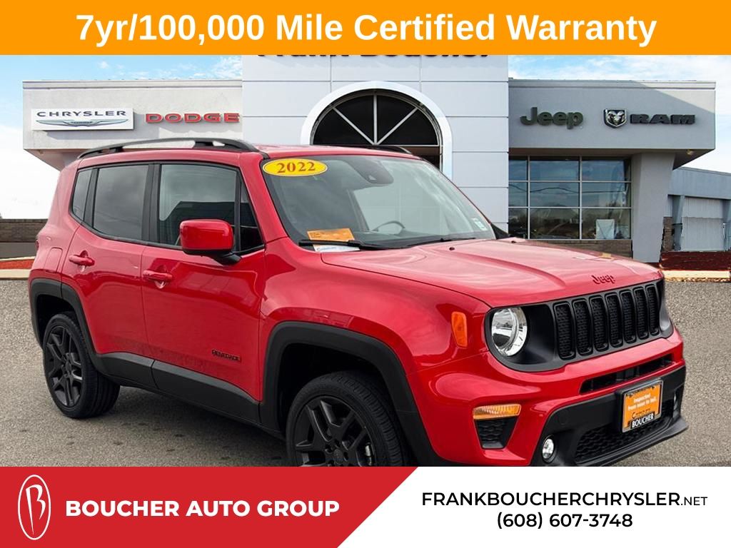 Colorado Red Clearcoat 2022 Jeep Renegade SUV / Crossover Four-Wheel Drive 9-Speed Automatic