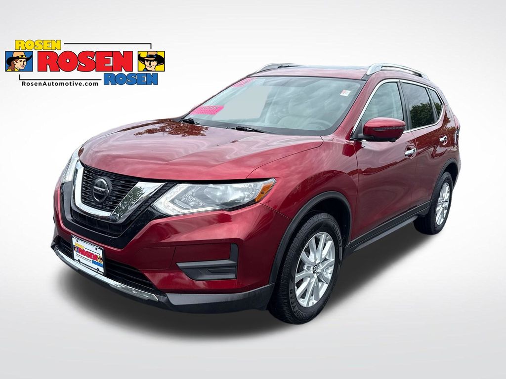 Red (Scarlet Ember) 2018 Nissan Rogue SUV / Crossover All-Wheel Drive Continuously Variable Transmission