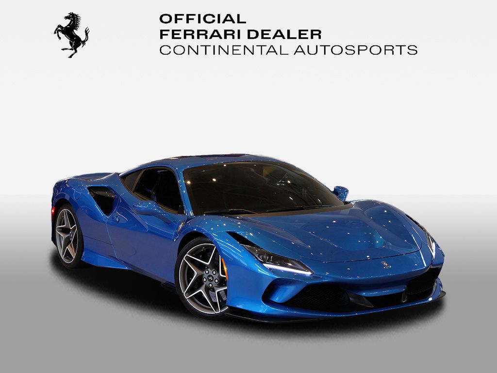 Blu Corsa 2020 Ferrari F8 Coupe Rear-Wheel Drive 7-Speed Automatic