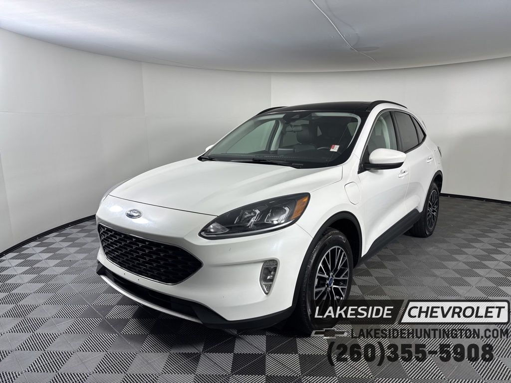 Star White Metallic Tri-Coat 2022 Ford Escape Hybrid Plug-in SEL FWD SUV / Crossover Front-Wheel Drive Continuously Variable Transmission