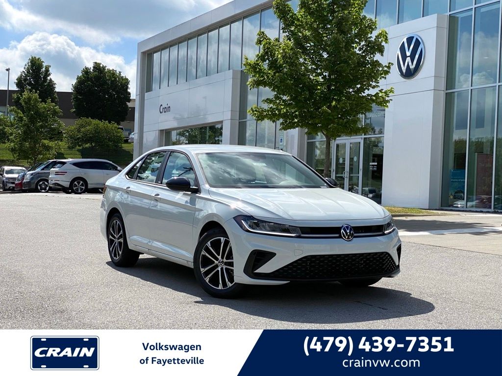 White 2026 Volkswagen Jetta Sport FWD Sedan Front-Wheel Drive 8-Speed Automatic