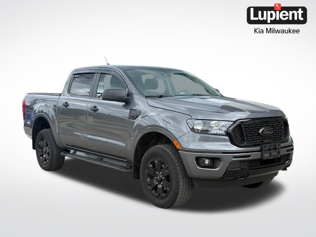 Gray Metallic 2021 Ford Ranger Pickup Truck Four-Wheel Drive Automatic