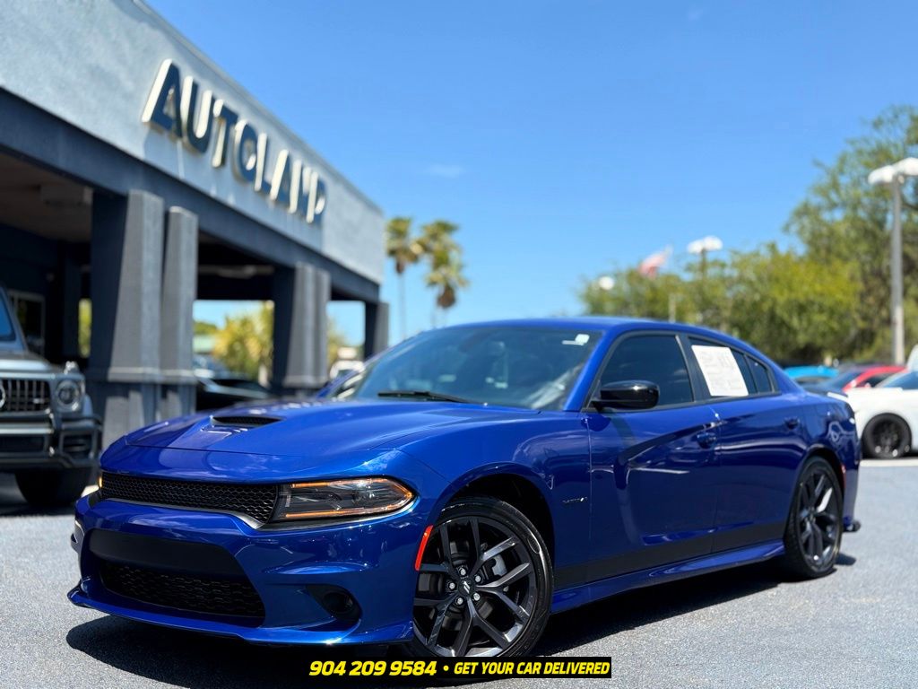 Indigo Blue 2021 Dodge Charger Sedan Rear-Wheel Drive 8-Speed Automatic