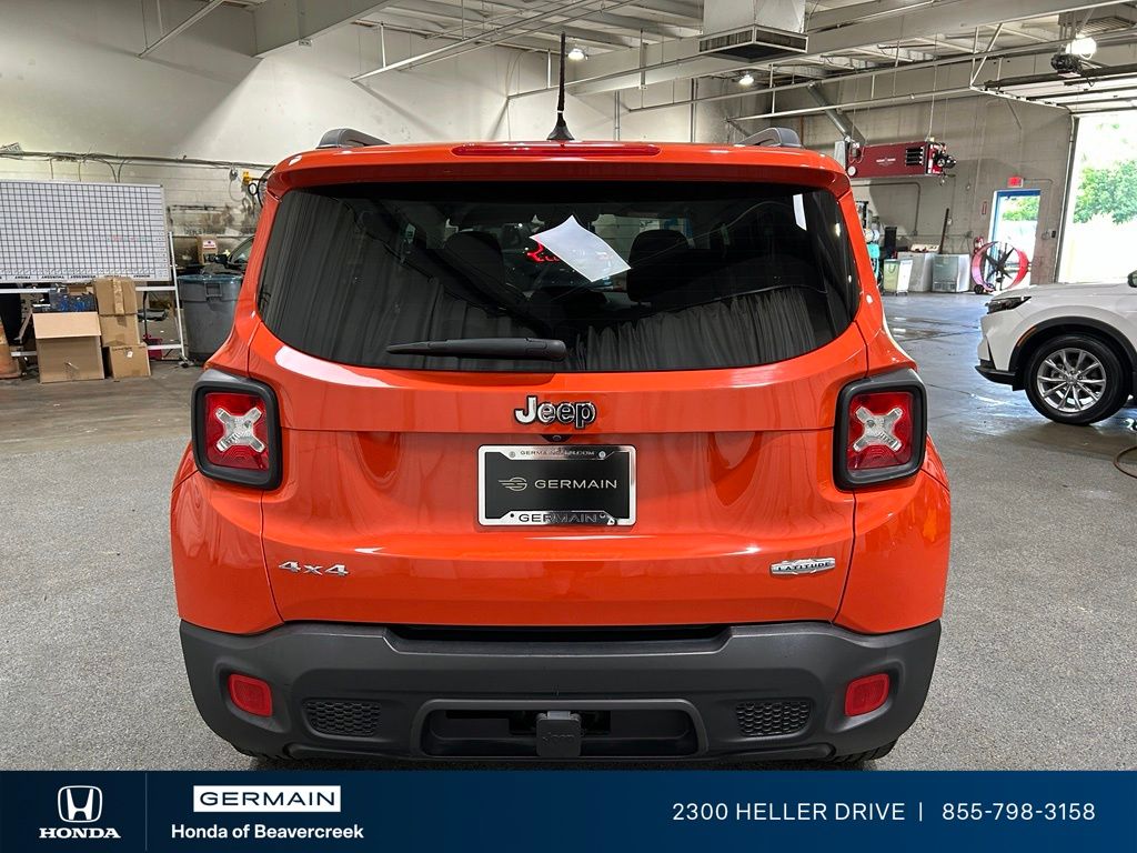 Used 2015 Orange Jeep Latitude image 7