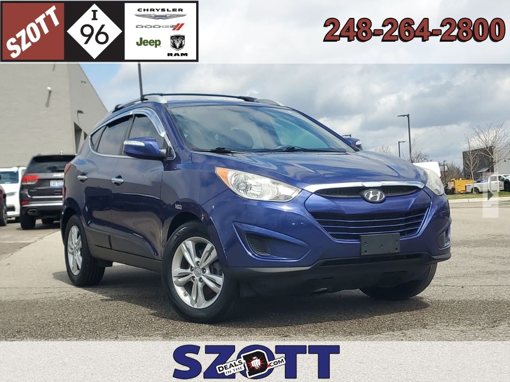 Iris Blue 2012 Hyundai Tucson GLS FWD SUV / Crossover Front-Wheel Drive 6-Speed Automatic Overdrive