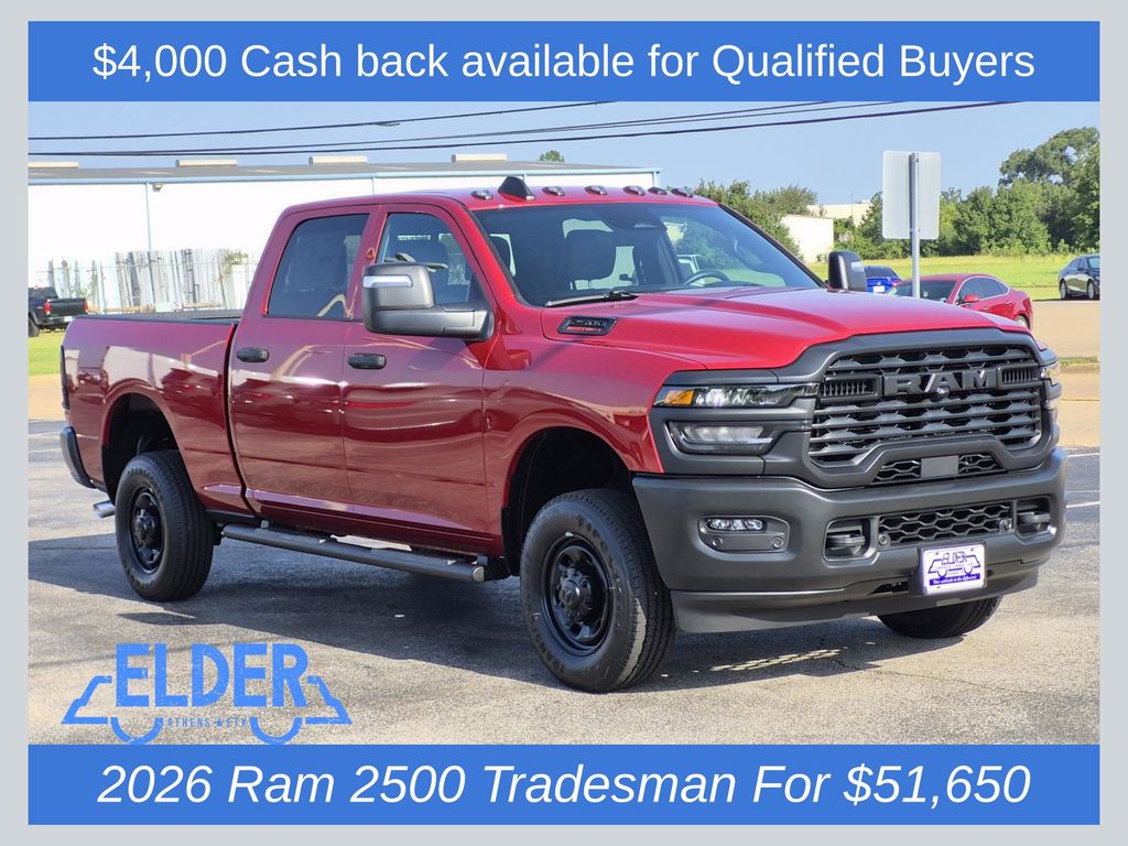 Molten Red 2026 RAM 2500 Pickup Truck 8-Speed Automatic