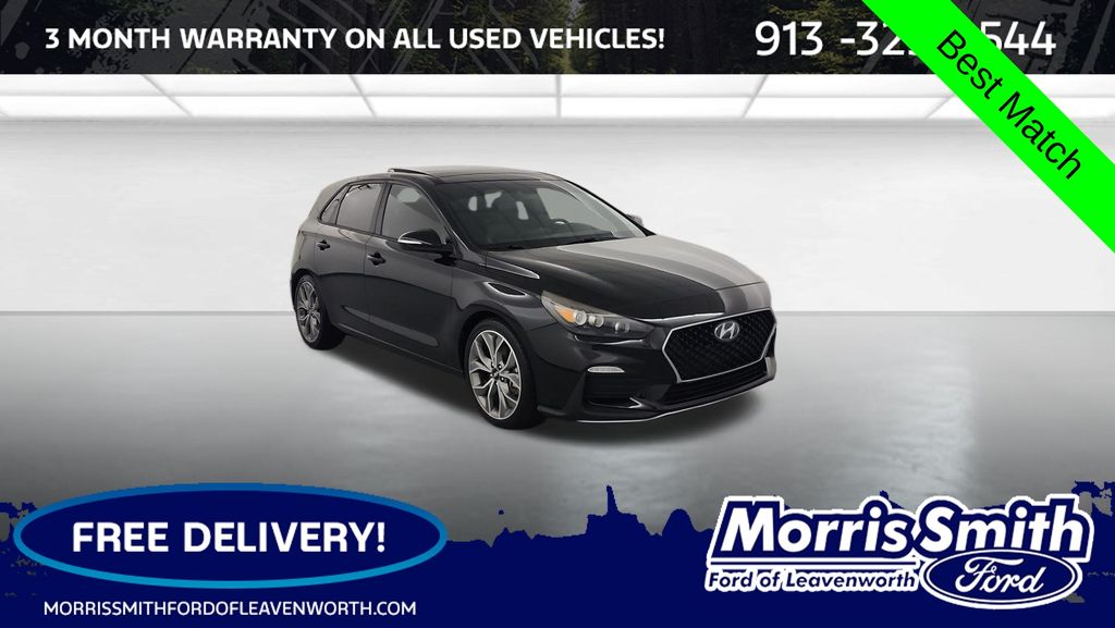 Black Noir Pearl 2019 Hyundai Elantra GT Hatchback Front-Wheel Drive Automatic