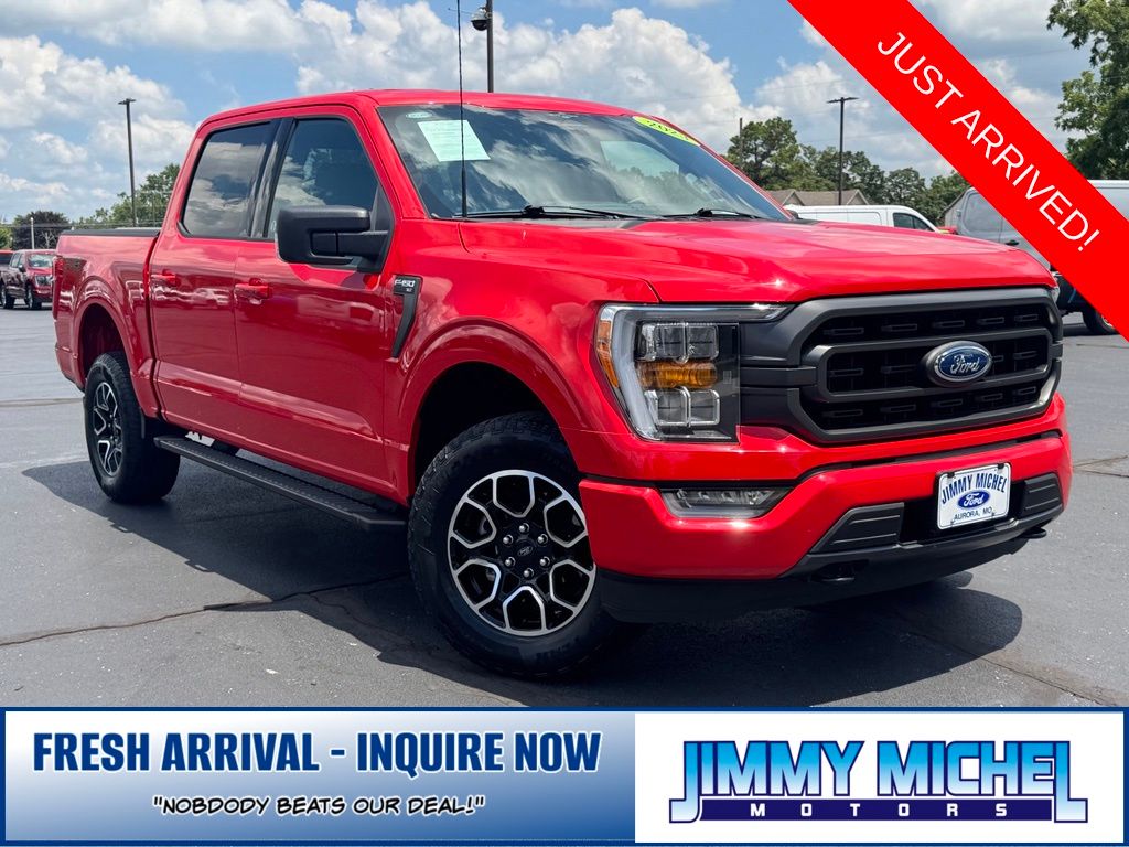 Race Red 2023 Ford F-150 Pickup Truck Four-Wheel Drive Automatic