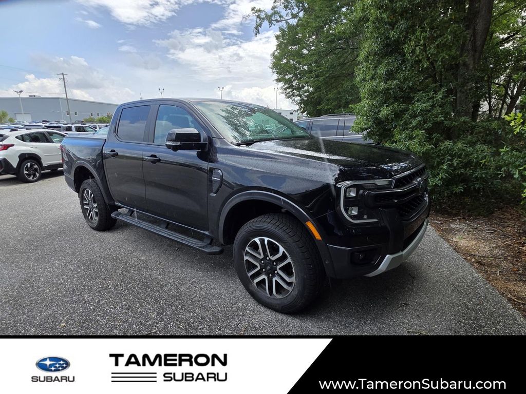 Shadow Black 2024 Ford Ranger Pickup Truck Four-Wheel Drive Automatic
