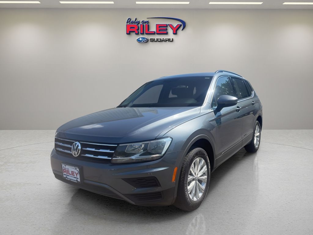 Platinum Gray Metallic 2019 Volkswagen Tiguan SUV / Crossover All-Wheel Drive 8-Speed Automatic