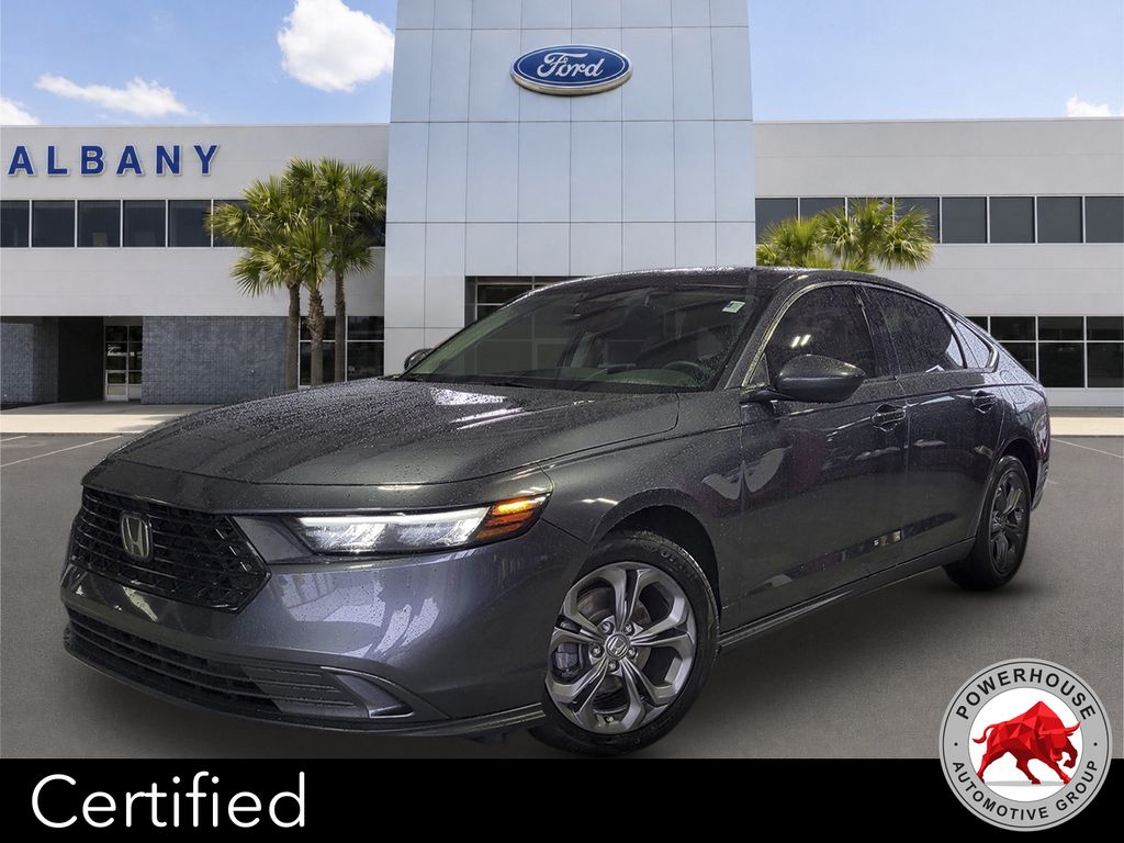 Gray 2023 Honda Accord Sedan Front-Wheel Drive Continuously Variable Transmission