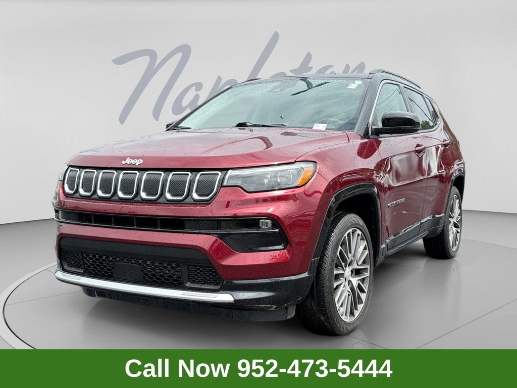 Velvet Red Pearlcoat 2022 Jeep Compass SUV / Crossover Four-Wheel Drive 9-Speed Automatic