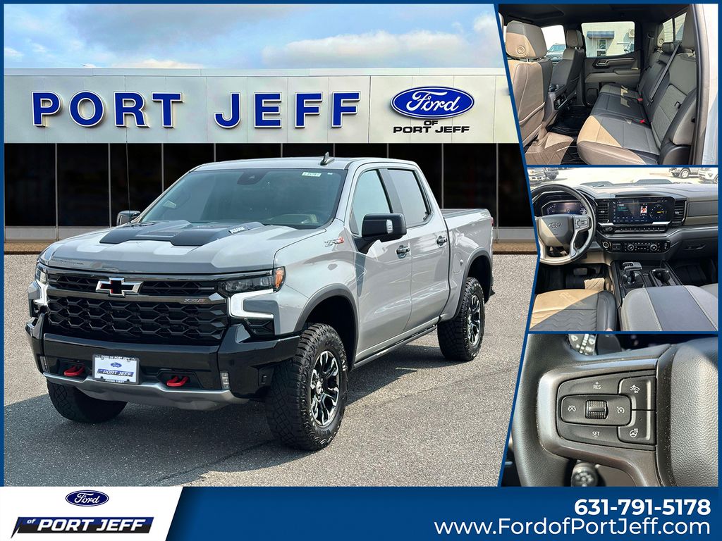 Slate Gray Metallic 2024 Chevrolet Silverado 1500 Pickup Truck Four-Wheel Drive Automatic