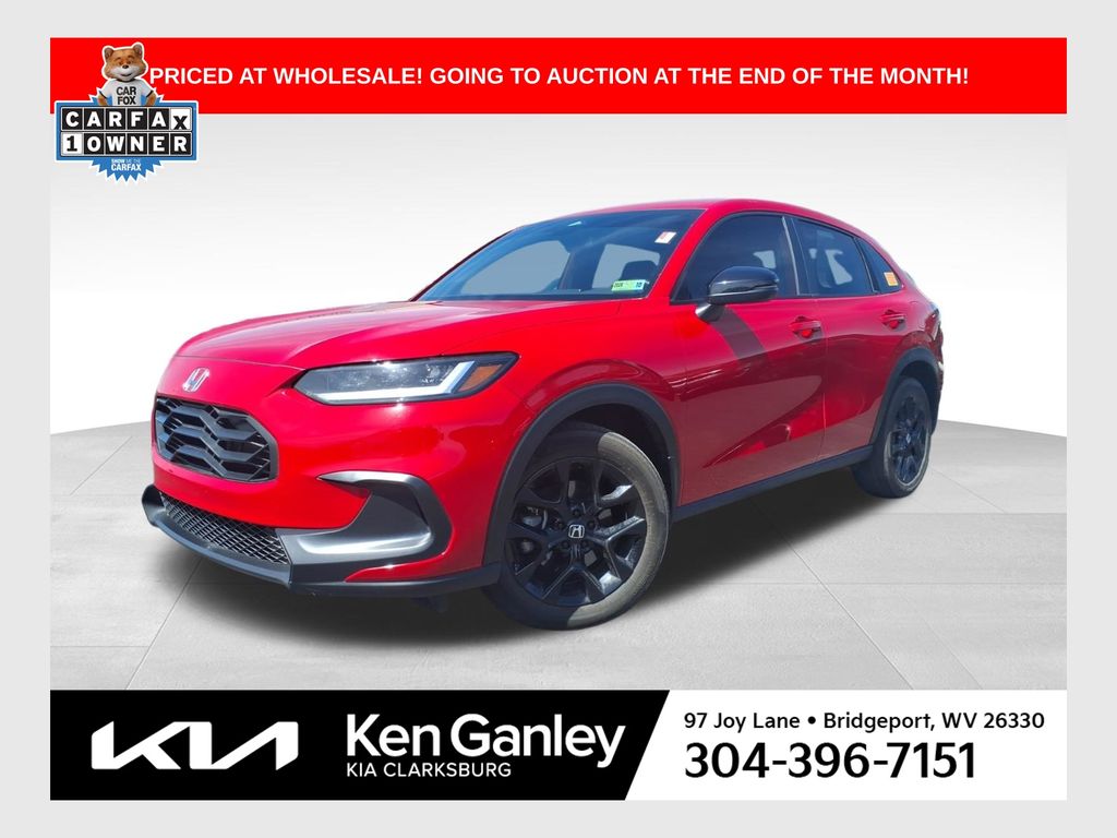 Red 2025 Honda HR-V Sport AWD SUV / Crossover All-Wheel Drive Continuously Variable Transmission