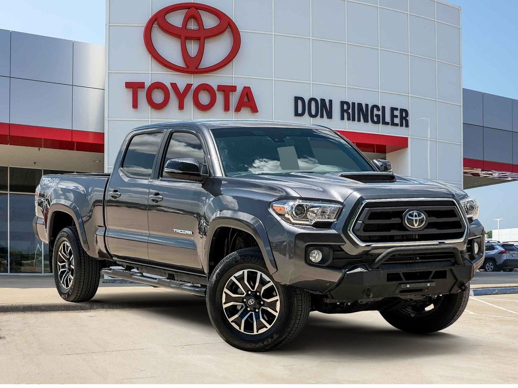 Magnetic Gray Metallic 2021 Toyota Tacoma Pickup Truck Four-Wheel Drive 6-Speed Automatic