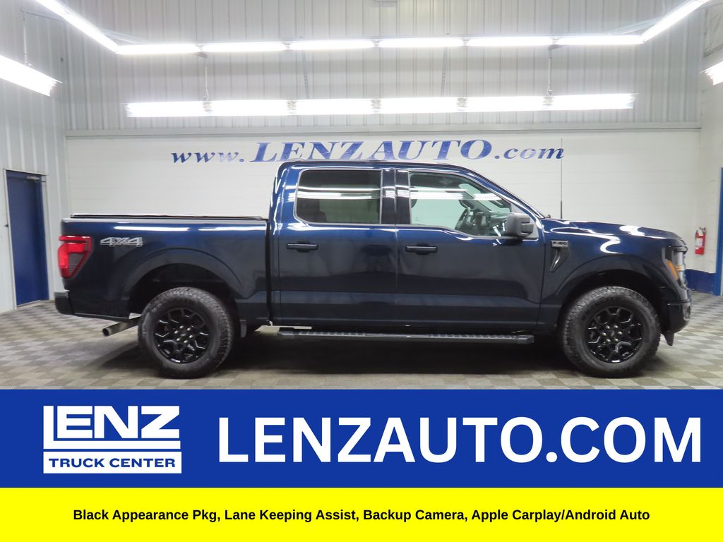Antimatter Blue Metallic 2025 Ford F-150 Pickup Truck Four-Wheel Drive Automatic