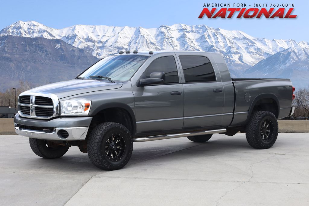 Mineral Gray Metallic 2007 Dodge RAM 3500 Pickup Truck Four-Wheel Drive 6-Speed Manual