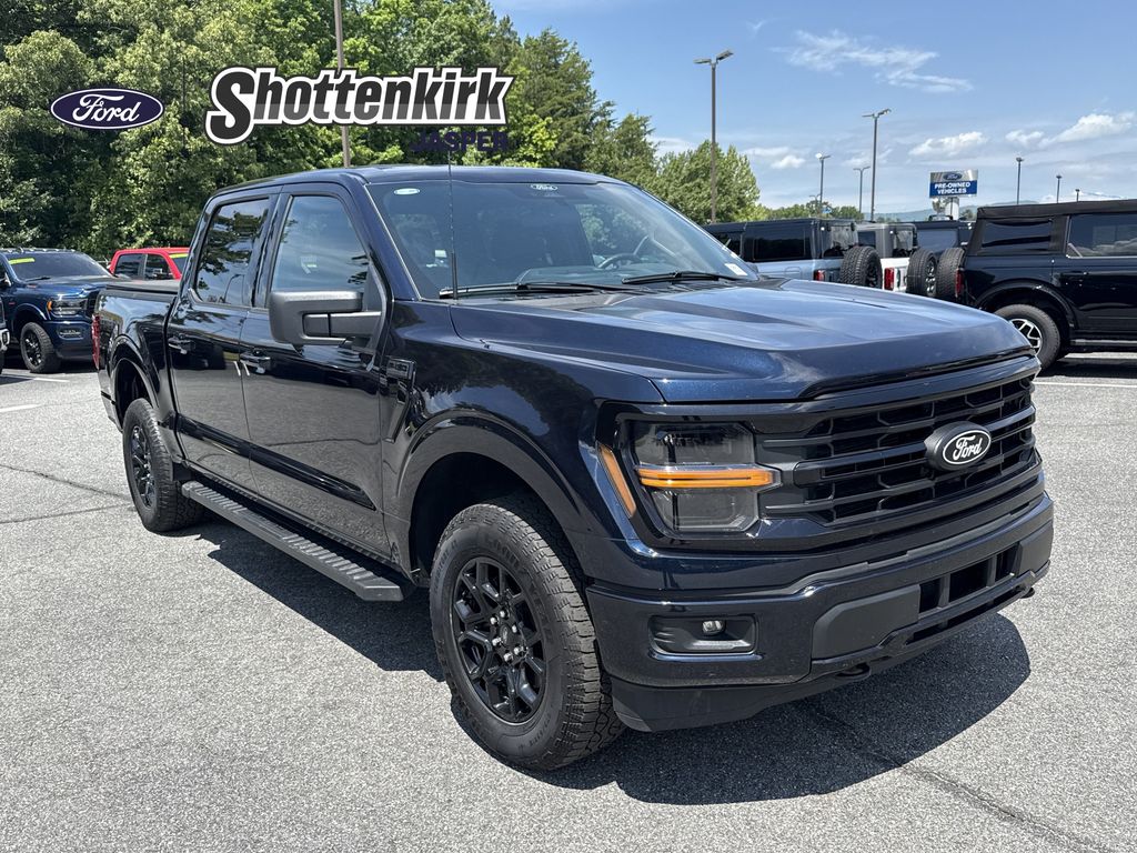 Antimatter Blue Metallic 2025 Ford F-150 Pickup Truck Four-Wheel Drive Automatic