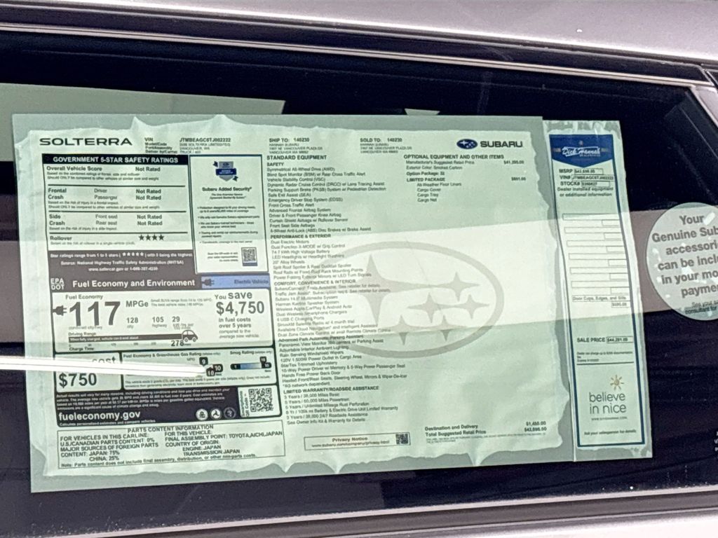 2026 Subaru Solterra Limited