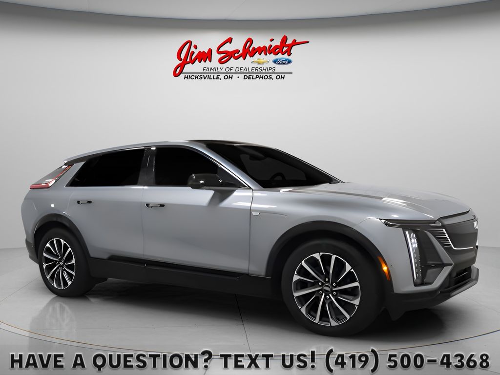 Argent Silver Metallic 2024 Cadillac LYRIQ SUV / Crossover All-Wheel Drive 1-Speed Automatic