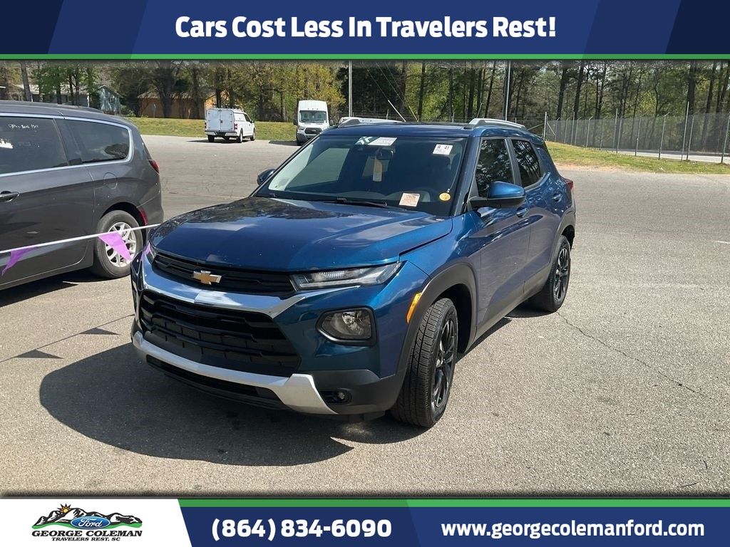 Pacific Blue Metallic 2021 Chevrolet Trailblazer LT FWD SUV / Crossover Front-Wheel Drive Continuously Variable Transmission